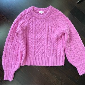 A.L.C alpaca blend Mick cable knit sweater